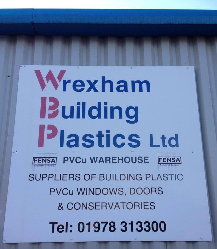 image of Wrexham Building Plastic business sign