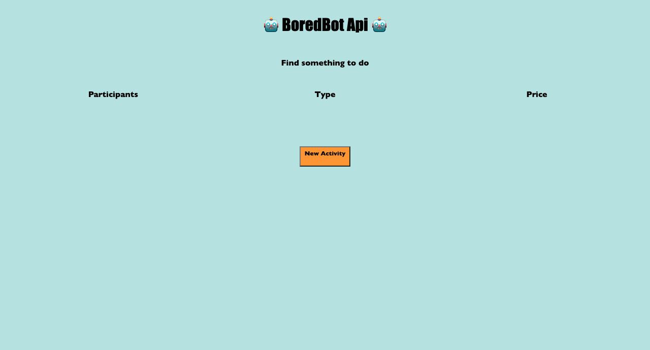 Image of BoredBot API project